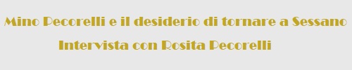 Intervista a Rosita Pecorelli, Giovanni Petta
