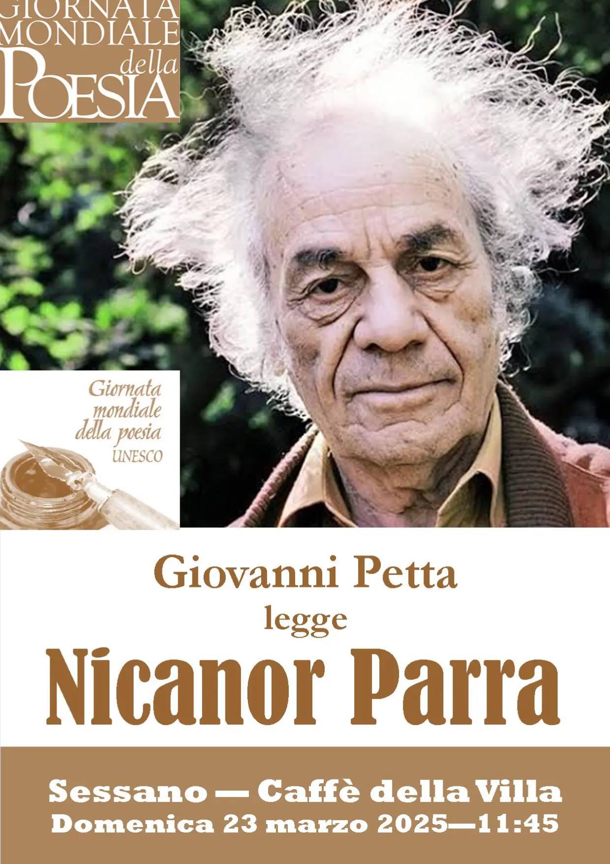 Giovanni Petta - Giornata Mondiale della Poesia - Sessano