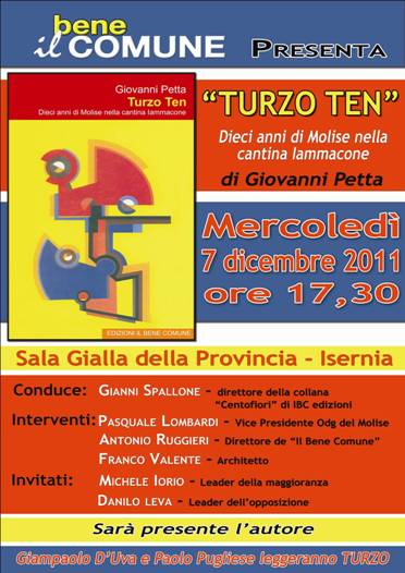 Rossano Turzo - Presentazione di Turzo Ten - Locandina