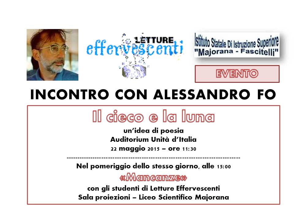 Letture Effervescenti, Alessandro Fo