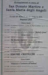 Sessano del Molise San Donato 2011 Manifesto