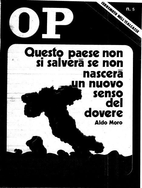 «Osservatore Politico», Mino Pecorelli, Copertina 25 aprile 1978