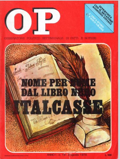 Osservatore politico n 19 8 agosto 1978 cover