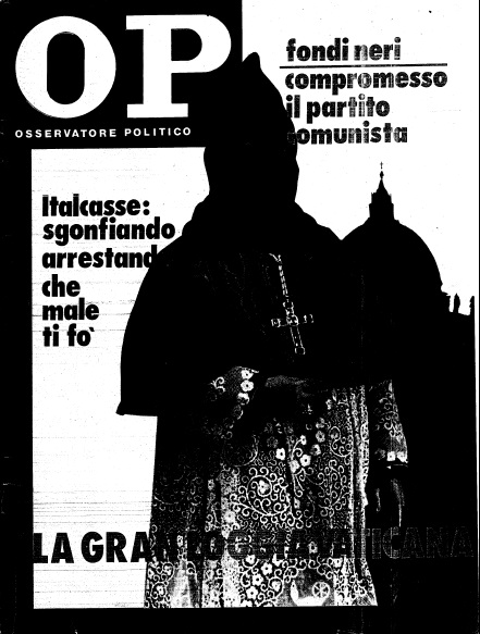 «Osservatore Politico», Mino Pecorelli, Copertina 12 settembre 1978