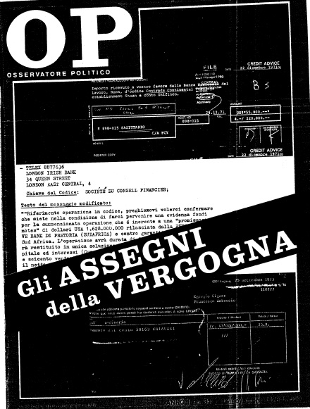«Osservatore Politico», Mino Pecorelli, Copertina 14 novembre 1978