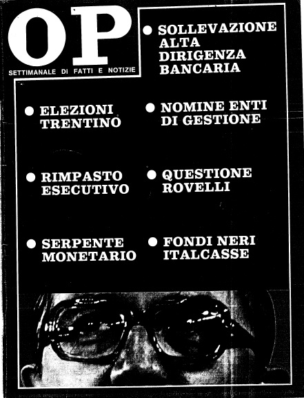«Osservatore Politico», Mino Pecorelli, Copertina 5 dicembre 1978