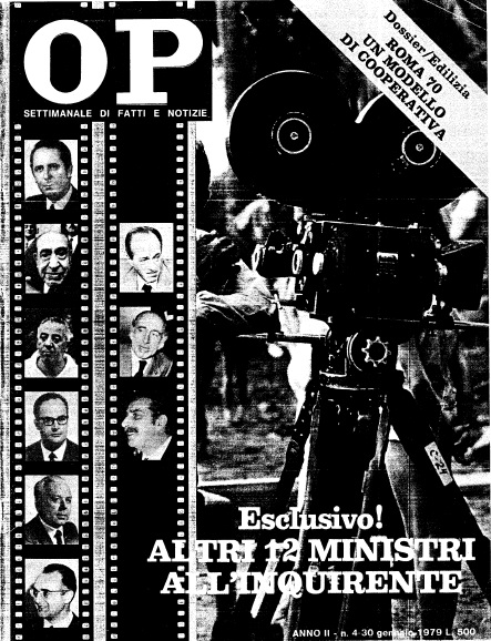 «Osservatore Politico», Mino Pecorelli, Copertina 30 gennaio 1979