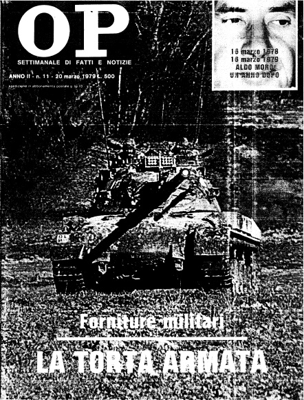 «Osservatore Politico», Mino Pecorelli, Copertina 20 marzo 1979