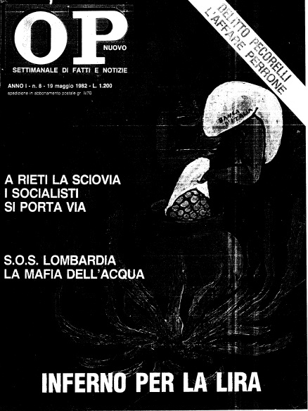 «Osservatore Politico», Mino Pecorelli, Copertina 19 maggio 1982